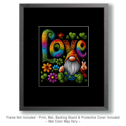 Mystical Peace Gnome Art