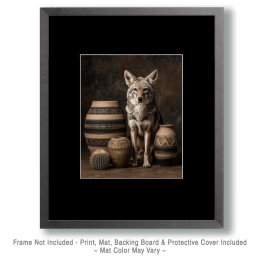 Coyote Pose Art