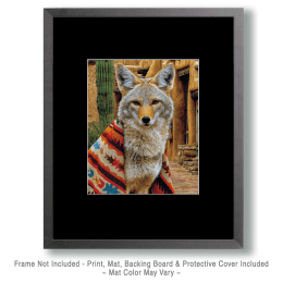 Coyote In Blanket Art