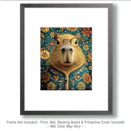 Wise Capybara Art