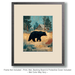 Bear Passing Cabin Art