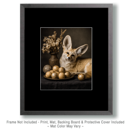 Fennec Fox Posing Art