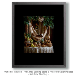 Sloth Hanging Out Art