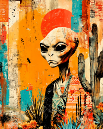 Unhappy Huachuca City Alien