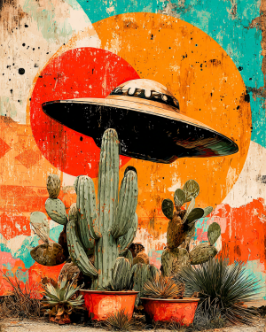 Flying Saucer Outside of Tucson