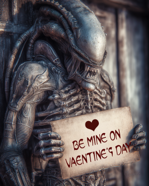 Alien Be Mine on Valentine's Day