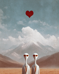 Two Aliens in Love