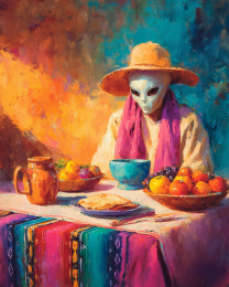 Alien at Santa Fe Market