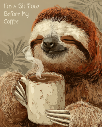 I'm a Bit Slow Sloth Coffee