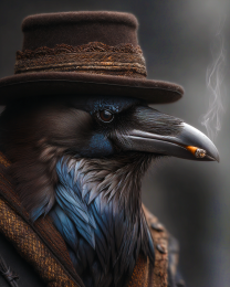 Raven Ralph Smoking Weed