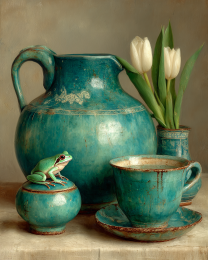 Tree Frog Still-Life