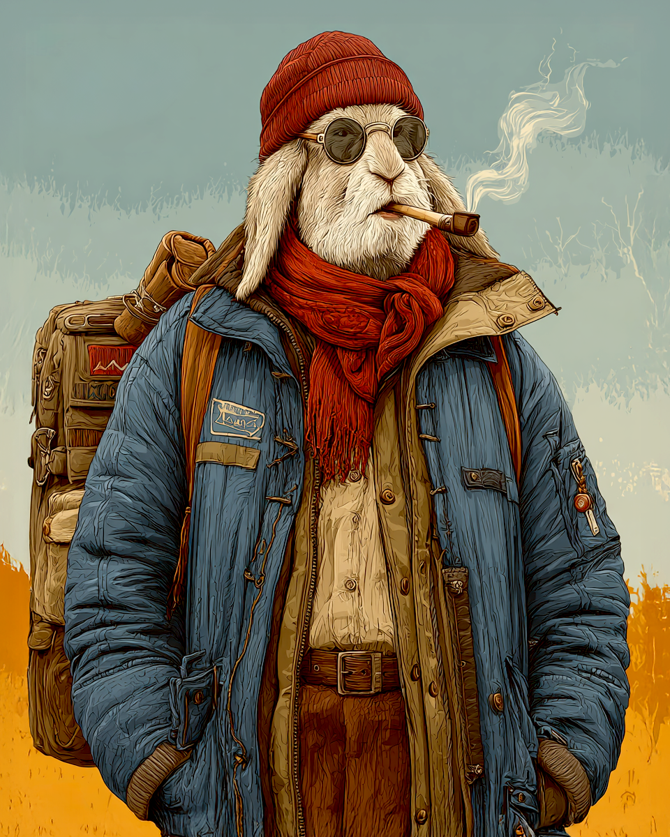 Rabbit Adventurer Jarod Smoking a Marijuana Joint