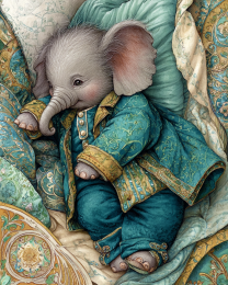 Roger the Elephant Sleeping