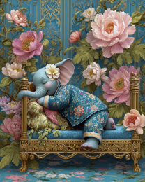 Jennifer the Elephant Sleeping