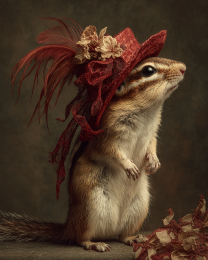 Chipmunk Ready for Church