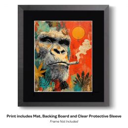 Bigfoot on a Natural High Art Print