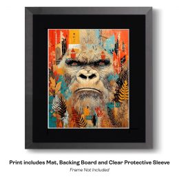 Bigfoot Montage Art Print