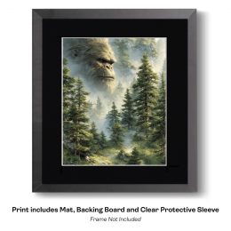 Bigfoot is the Soul of the Woods Art Print