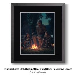 Bigfoot is the Best Dad Art Print
