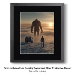 Bigfoot Arises from the Sea Art Print