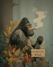 Bigfoot Forever Wild - Smoking a Marijuana Joint