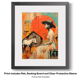 Maggie in Contemplation art print