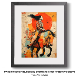 Tallulah Wild and Free Art Print