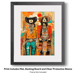 Confident Cowgirls Art Print