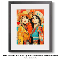 Hannah and Carly Taking a Moment Art Print