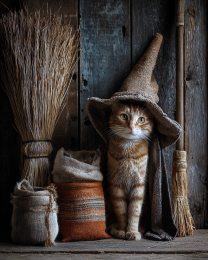 Witchy Kitty Still-Life