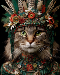 BOHO Henry with Feather and Flower Crown