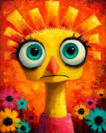 Pop Art Chick Chicken Rooster