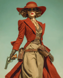 Jennifer the Renown Texas Gun Fighter
