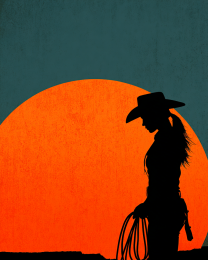 Silhouette of Soccoro Sara