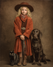 Albuquerque Abigail with Her Pets