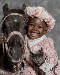 Mirabel from Minnestota with Her Pets