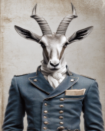 Goatman Ready for Dinner