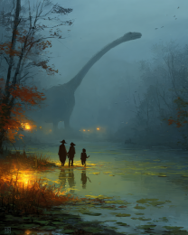 Watching the Dino Cryptid Pass By