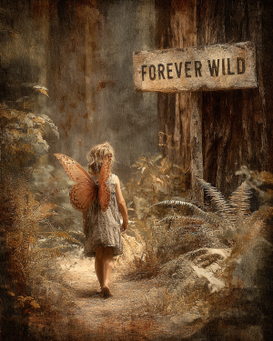 Fairies Forever Wild - Little Fairy on a Walk