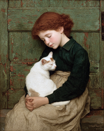 Emily Sleeping with Blanca