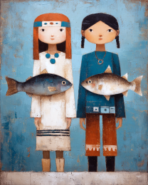 Two Fisherwoman