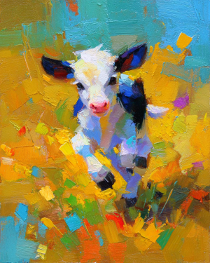 Impressionist Running Calf