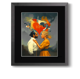 Love and Romance Art Prints - Stormy Love