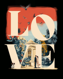 Love and Romance Art Prints Love Takes a Vacation