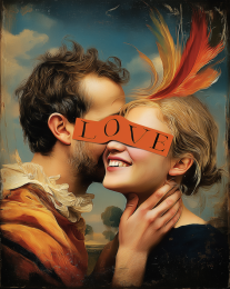 Love and Romance Art Prints - Love is Blind