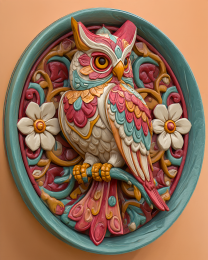 Talavera Owl Pottery
