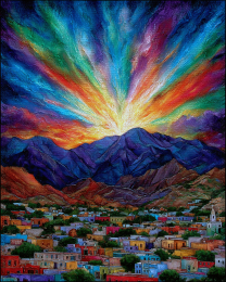 Sunrise Over Taos
