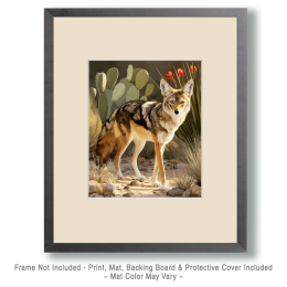 Classic Coyote Art Print