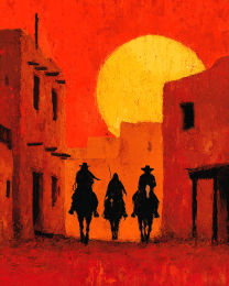 Tres Hombres Malos Vienen al Pueblo