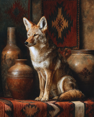 Classic Coyote Still-Life